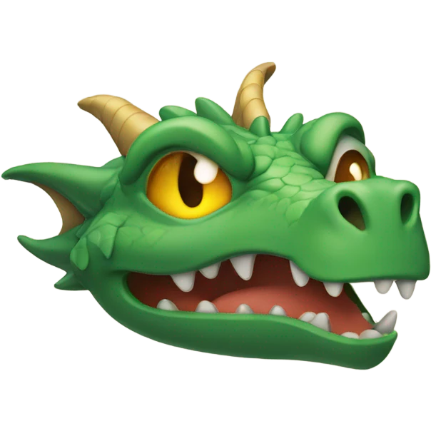 Dragon winks with one eye emoji