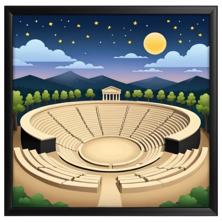 Славянский амфитеатр, вече emoji