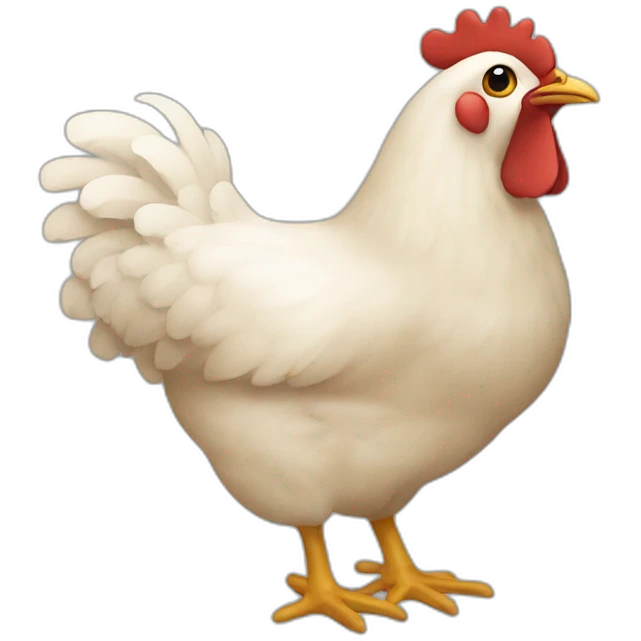 Paned chiken emoji