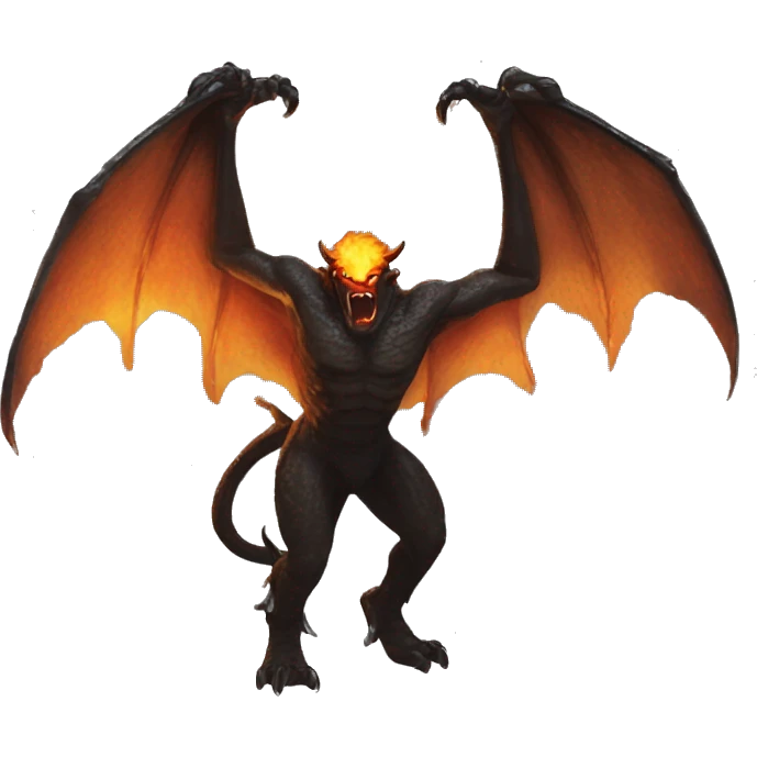 Balrog from the lord of the rings slack emoji emoji