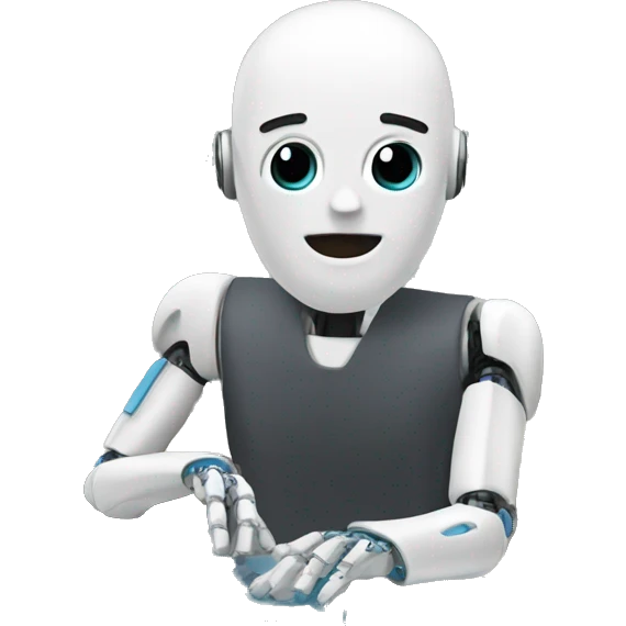 artificial intelligence helping with work emoji