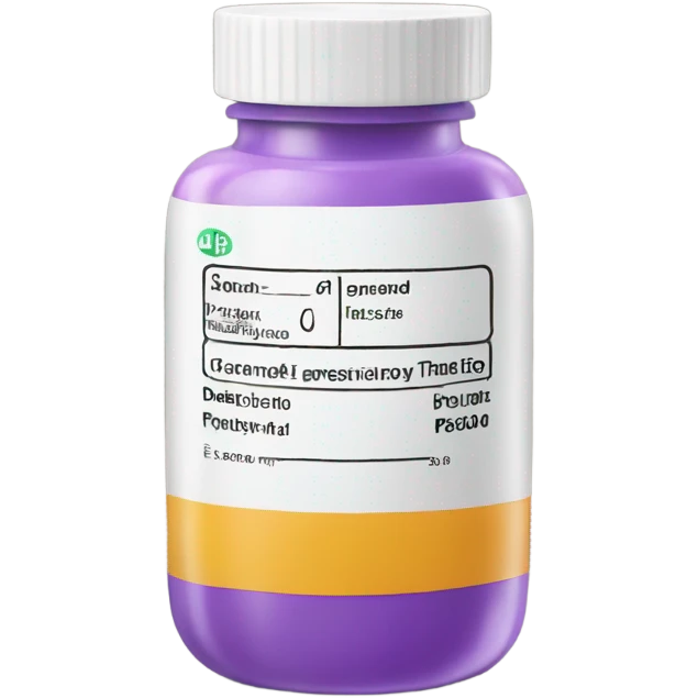 Pharmacy prescription bottle emoji
