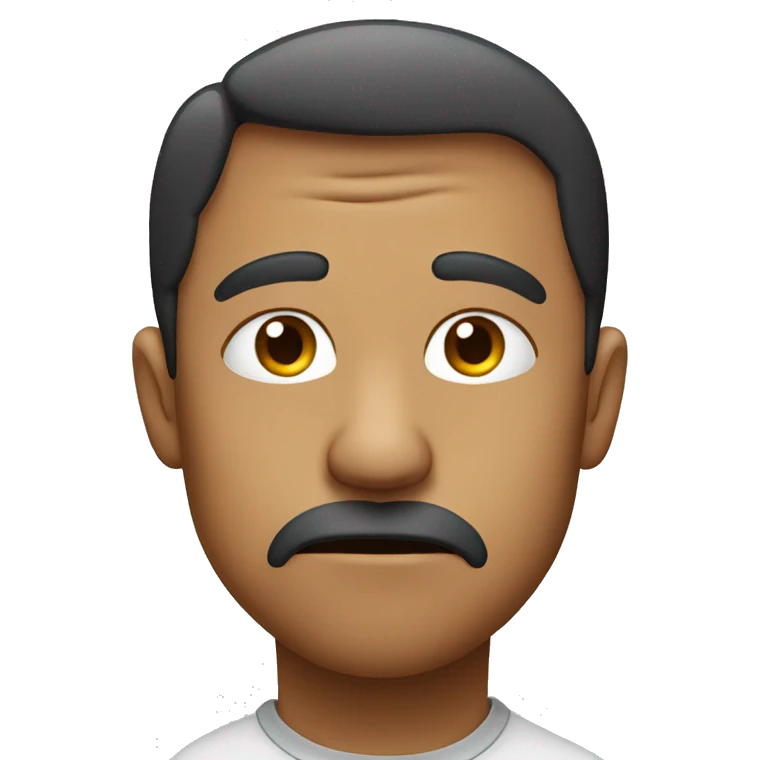 person scrunching their nose while giving a side eye emoji