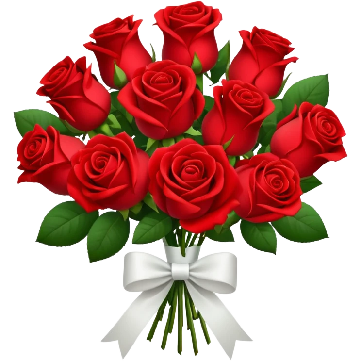 bouquet of red flowers emoji