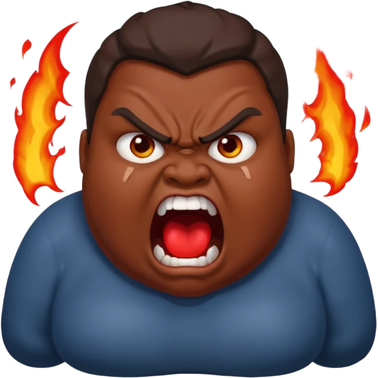 gum tsion emoji very not nice rude shouting ragebaiter fat ugly fat  emoji