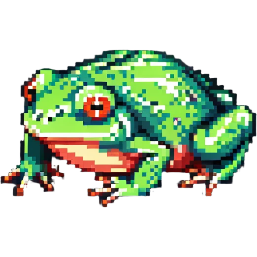 tired frog, exhausted frog emoji