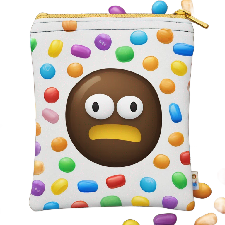 a little zip with candies saying "DOMICILE" emoji