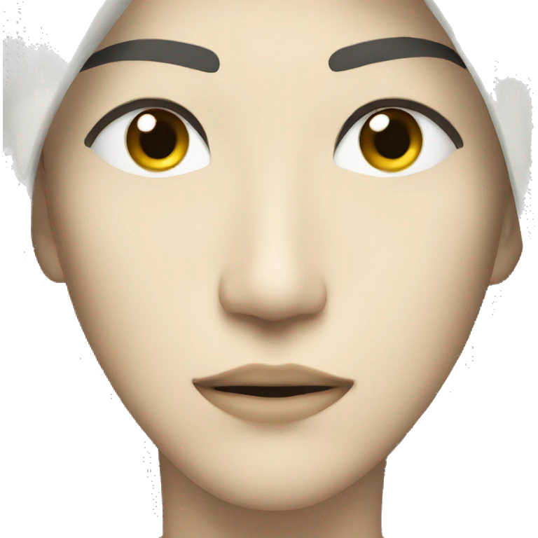 face like spear anime style emoji