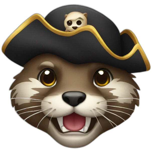 otter pirate emoji