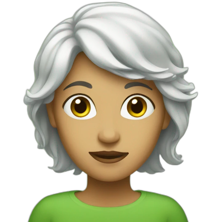 green woman emoji