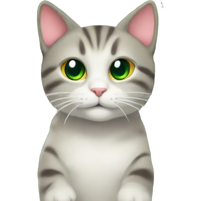 Christmas tree with a cat emoji