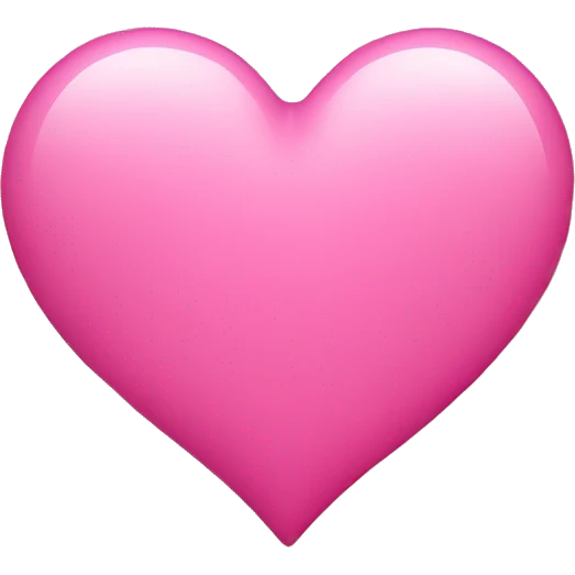 Pink heart emoji
