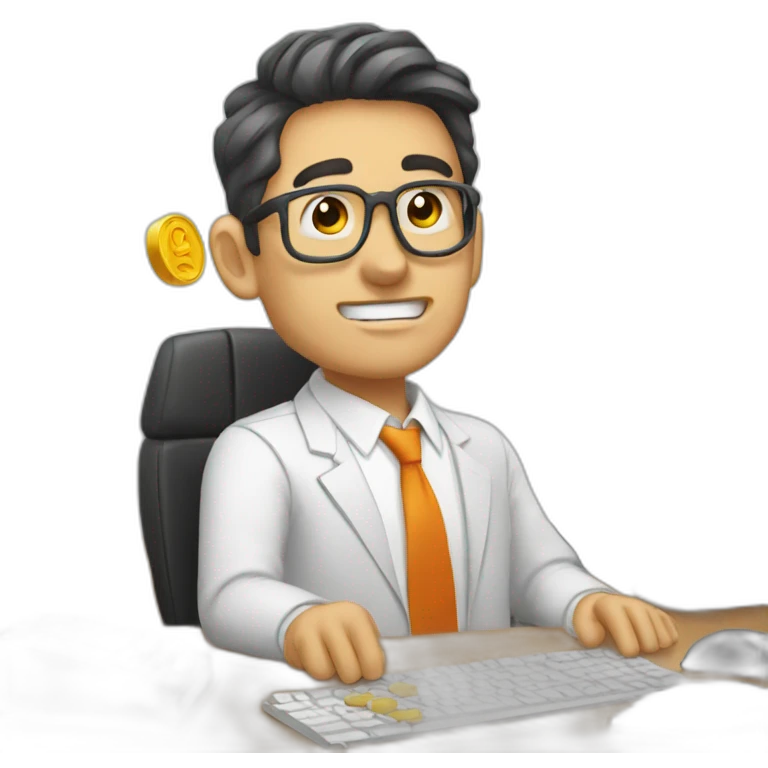 grafico de trading emoji