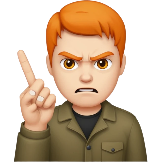 Angry fuck you emoji