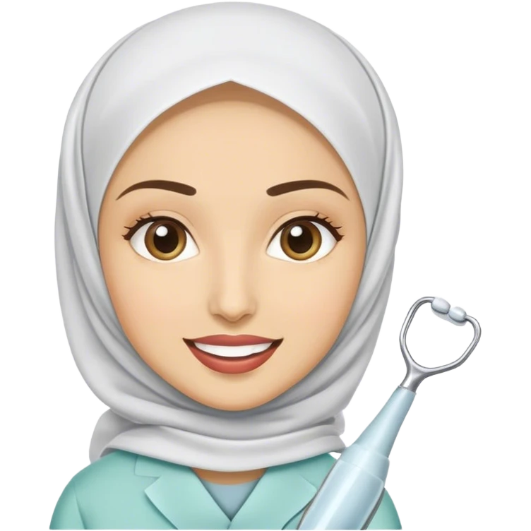 Hijabi dentist emoji