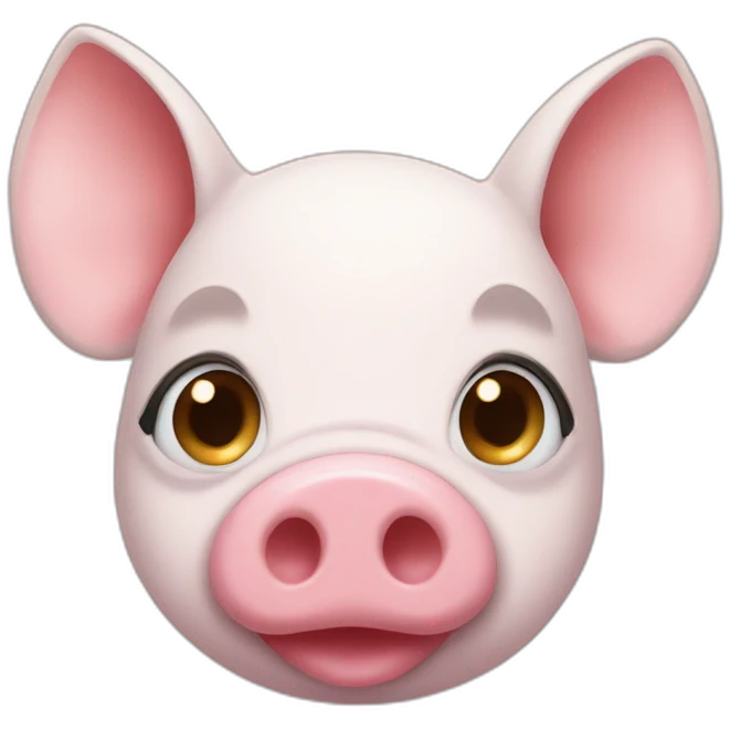 piglet with monocle emoji