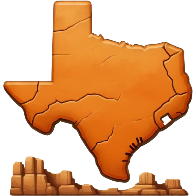 texas shape emoji