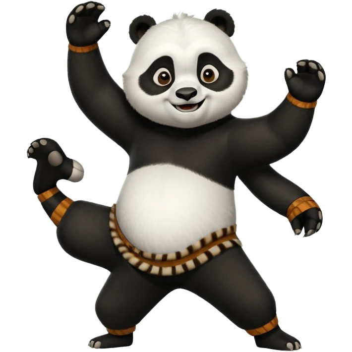 kung fu panda whole body emoji
