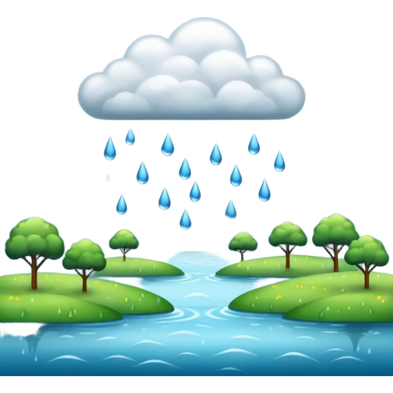 humid weather landskape imag humid more humid add draps falling emoji