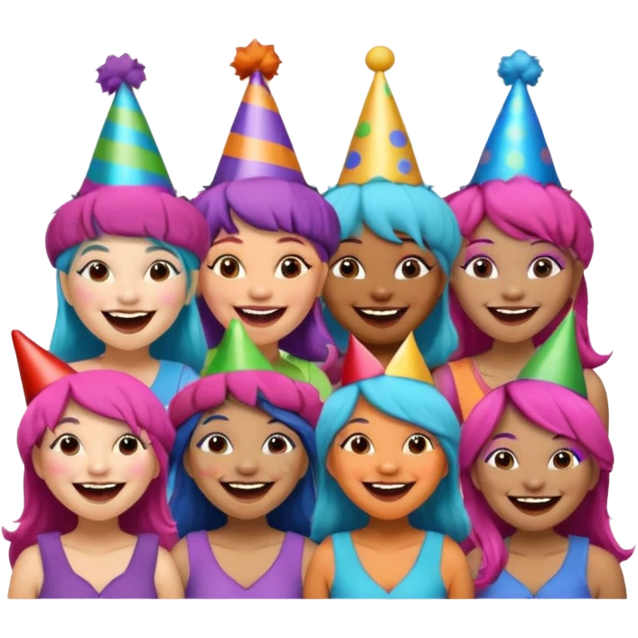 Make a women laughing women troll laughing emoji