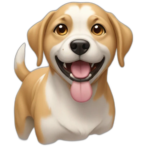 Chien qui chit emoji