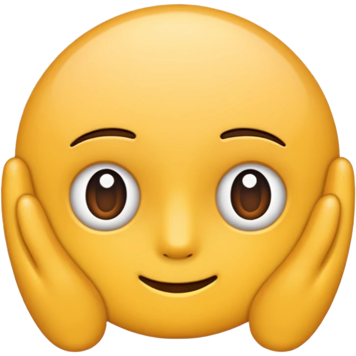 Realistic work  with neutral color emoji