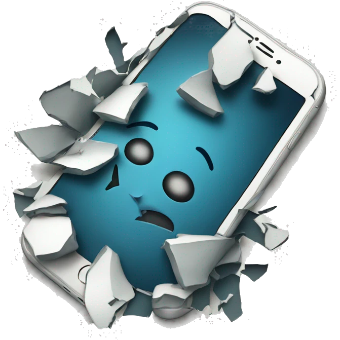Broken iPhone  emoji