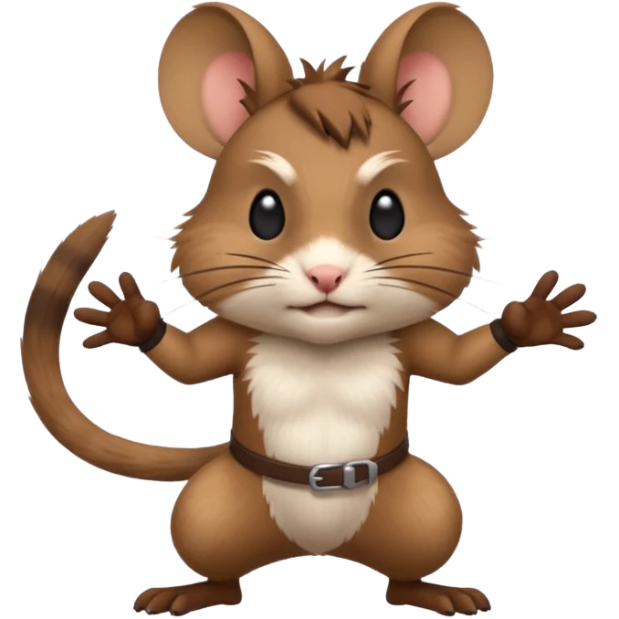 Degu playing brawlstars emoji