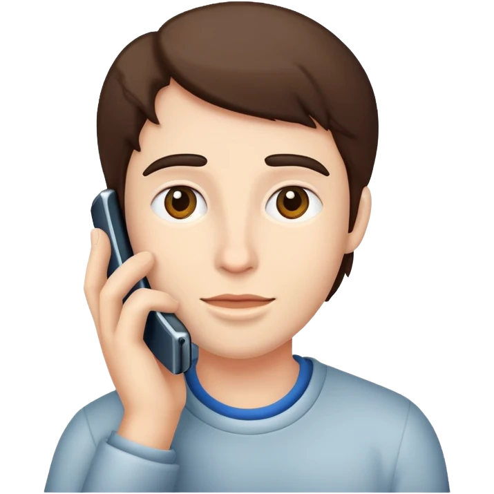 Calling on IPhone  emoji
