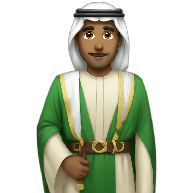 Kingdom of Saudi Arabia on Founding Day emoji