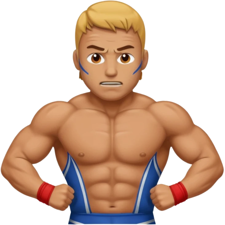 a wrestler emoji