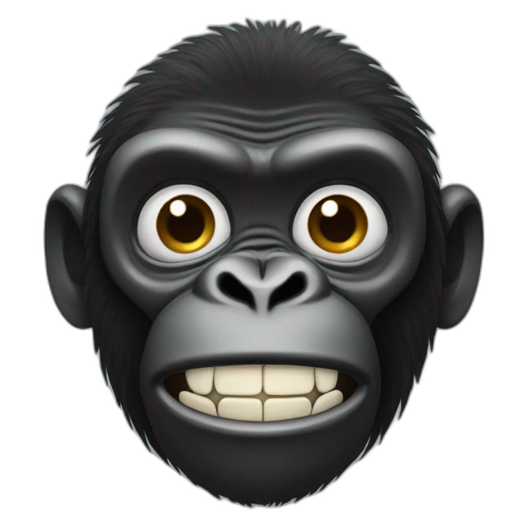 Un gorille emoji