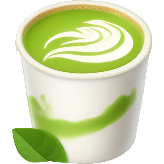 Matcha latte emoji