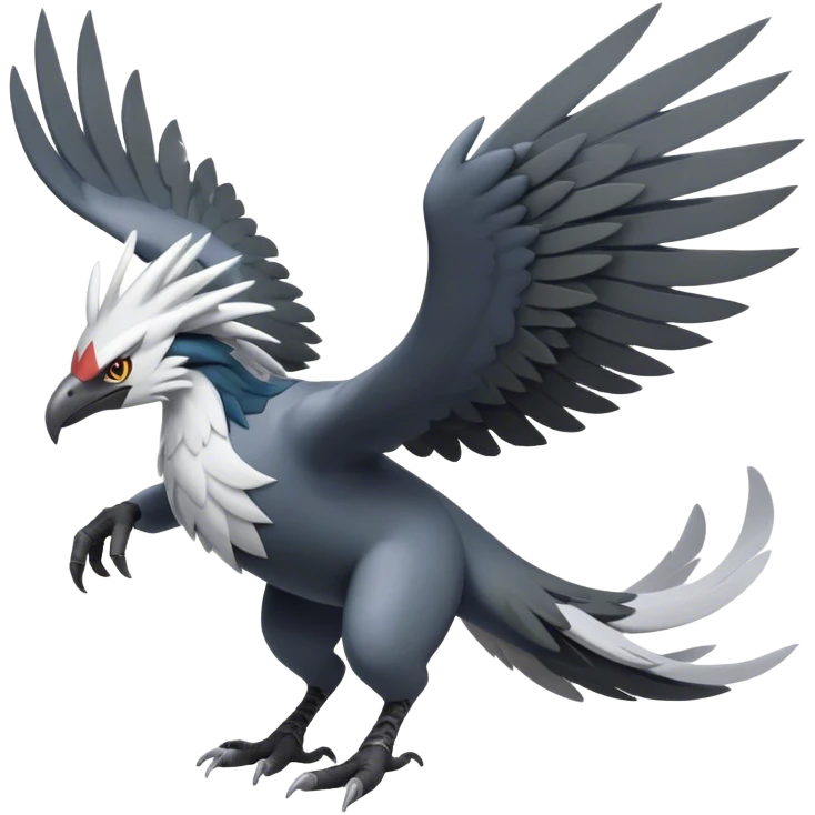 Silvally-Nargacuga-hybrid full body emoji