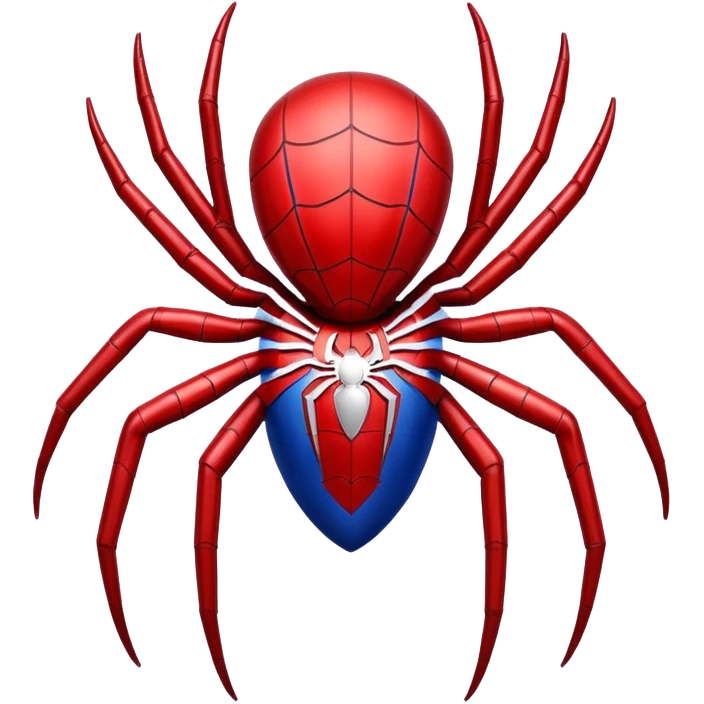 Create spider man logo emoji emoji