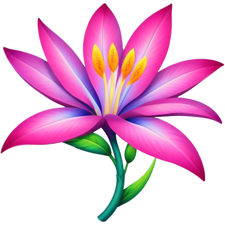 Flower of paradise emoji