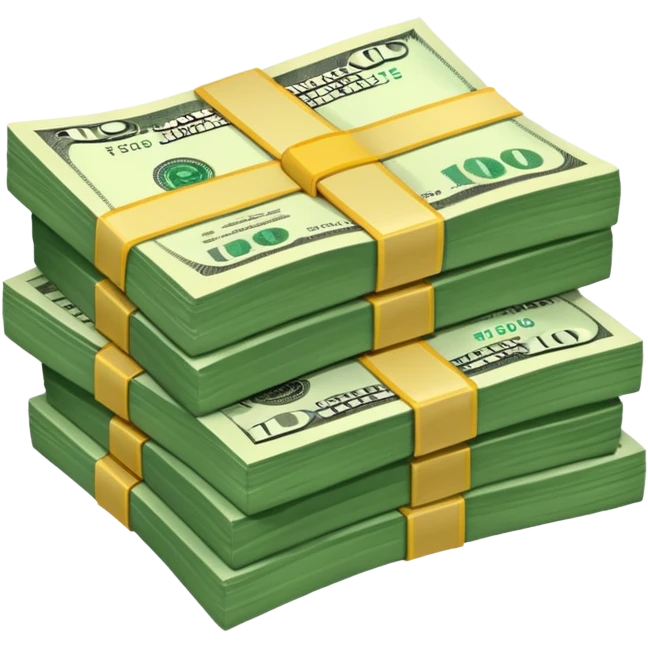 money dollar stack emoji