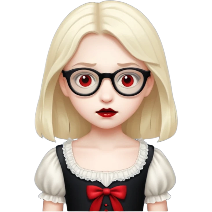 vampire kids with opticals half dress emoji
