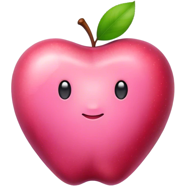 apple heart emoji pink emoji