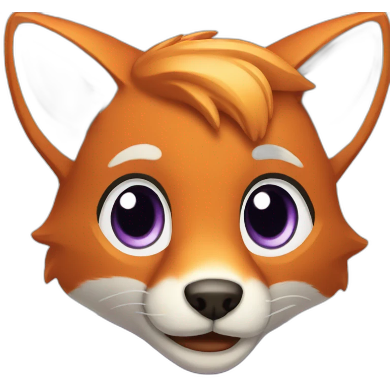 Renard violet  emoji