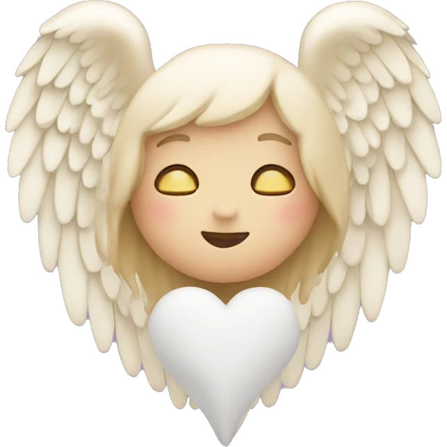 heart with angel wings emoji