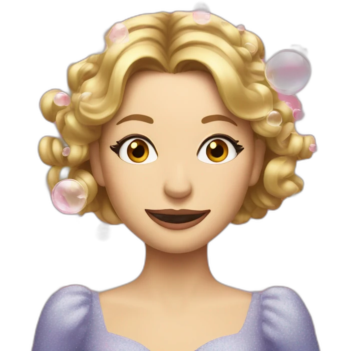 rachel riley covered in bubbles emoji