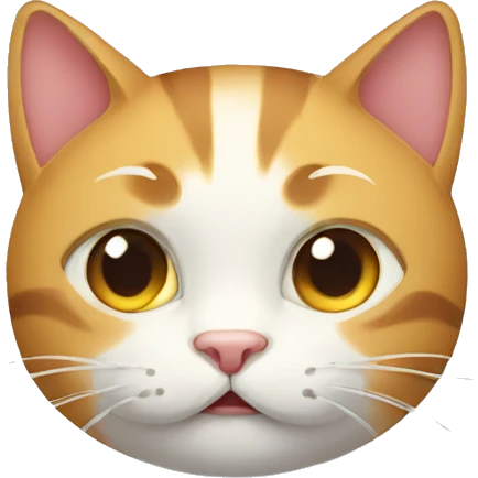 A folded cat emoji