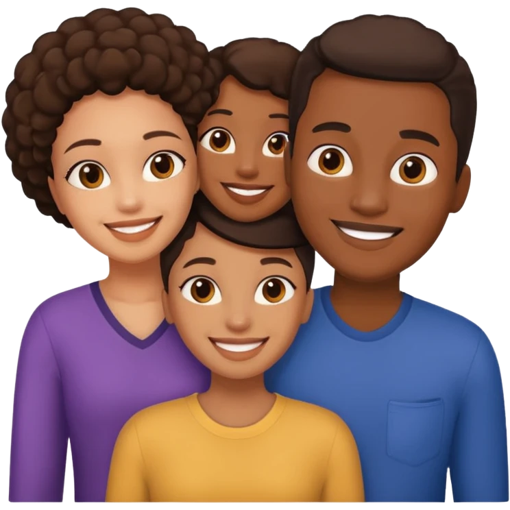 Foursome mmff emoji of black people enony emoji