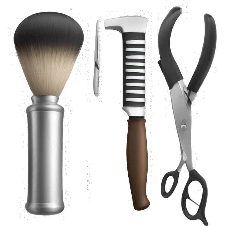 barber tools emoji