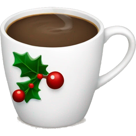 Christmas coffee  emoji