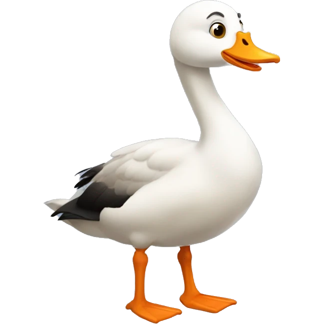 Silly goose  emoji