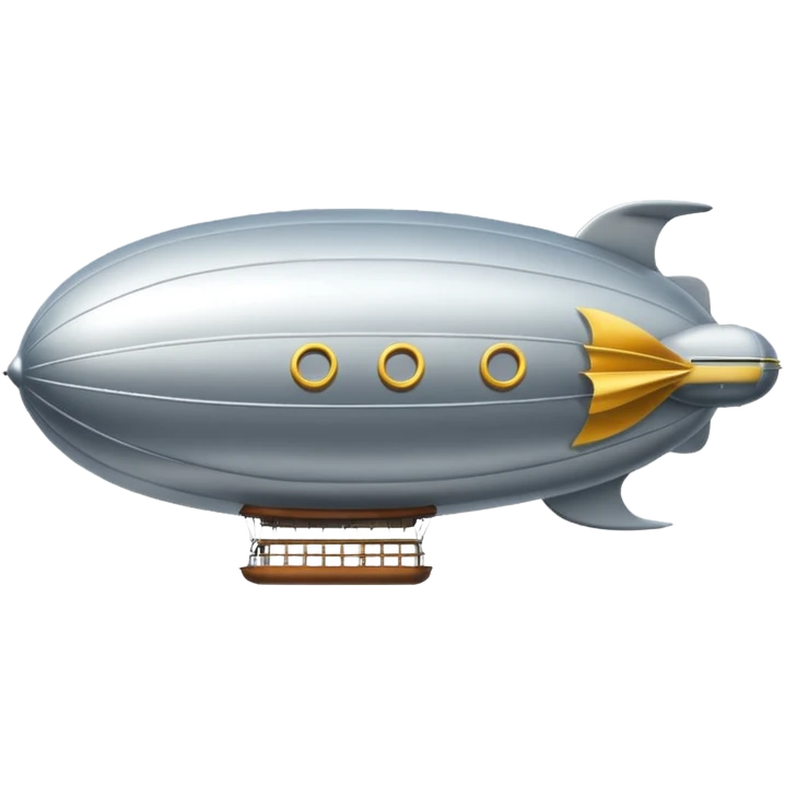 flying zeppelin  emoji