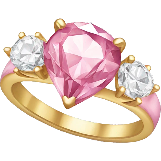 pink diamond ring emoji