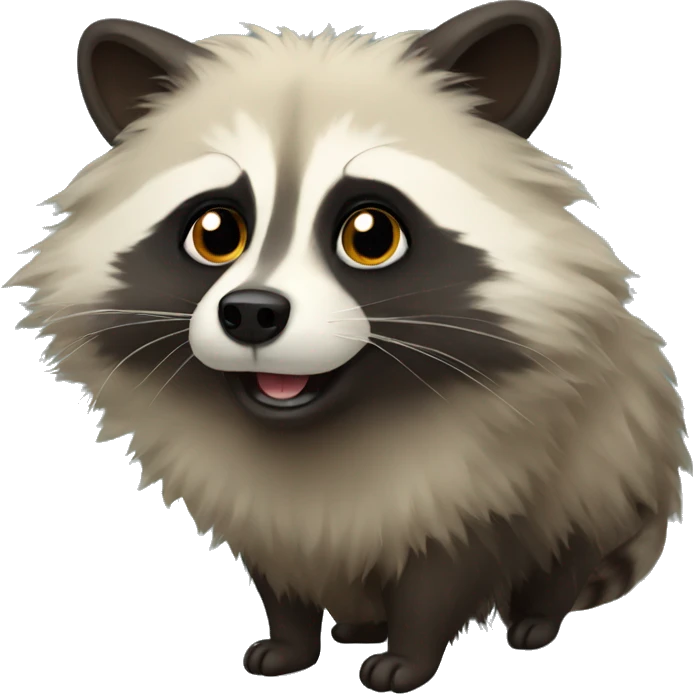 Raccoon dog  emoji
